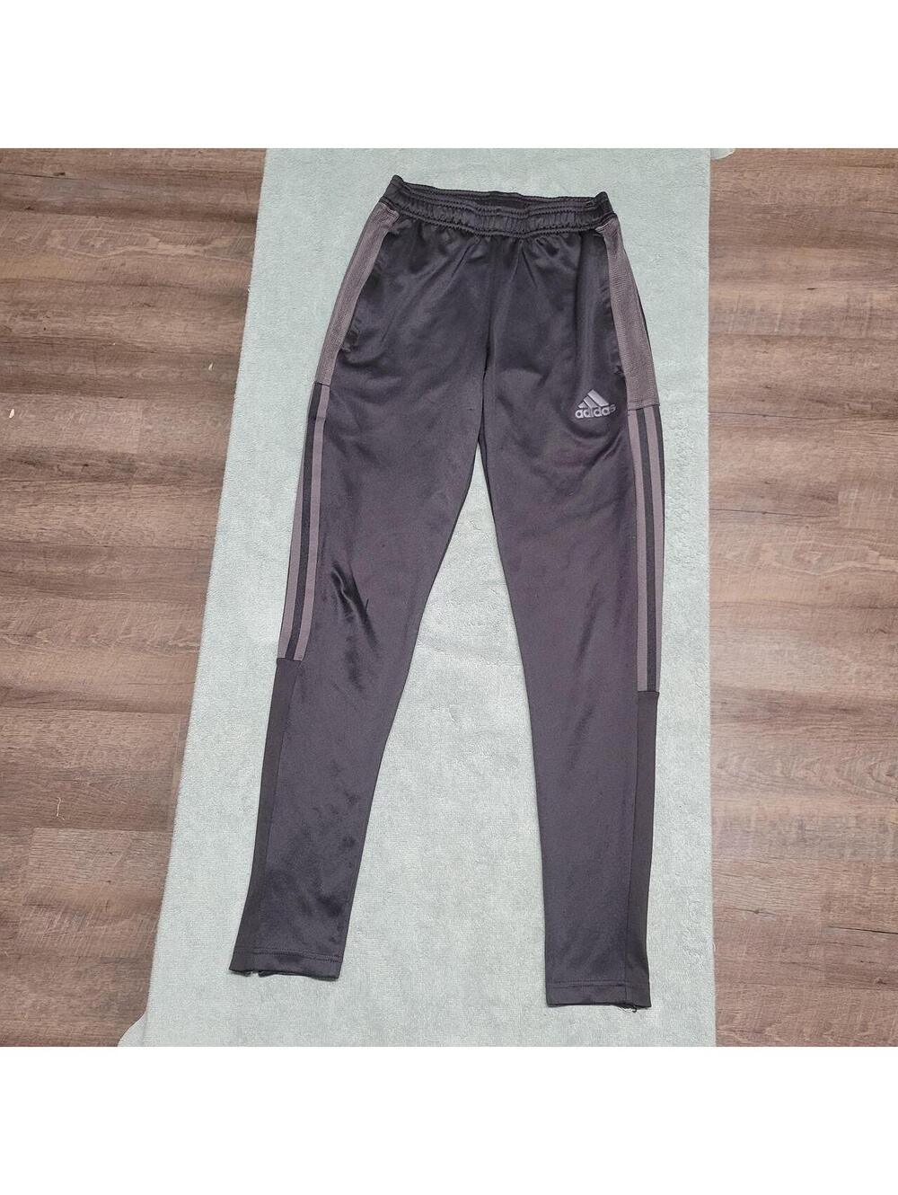 Adidas Women's Black and Grey Joggers-tracksuit